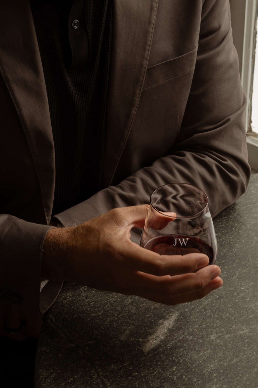 Margot Personalised Stemless Wine Glass