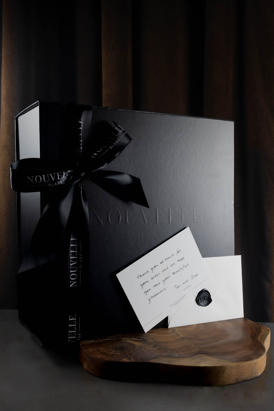 Purchase a gift box for your engraved personalised glassware gift