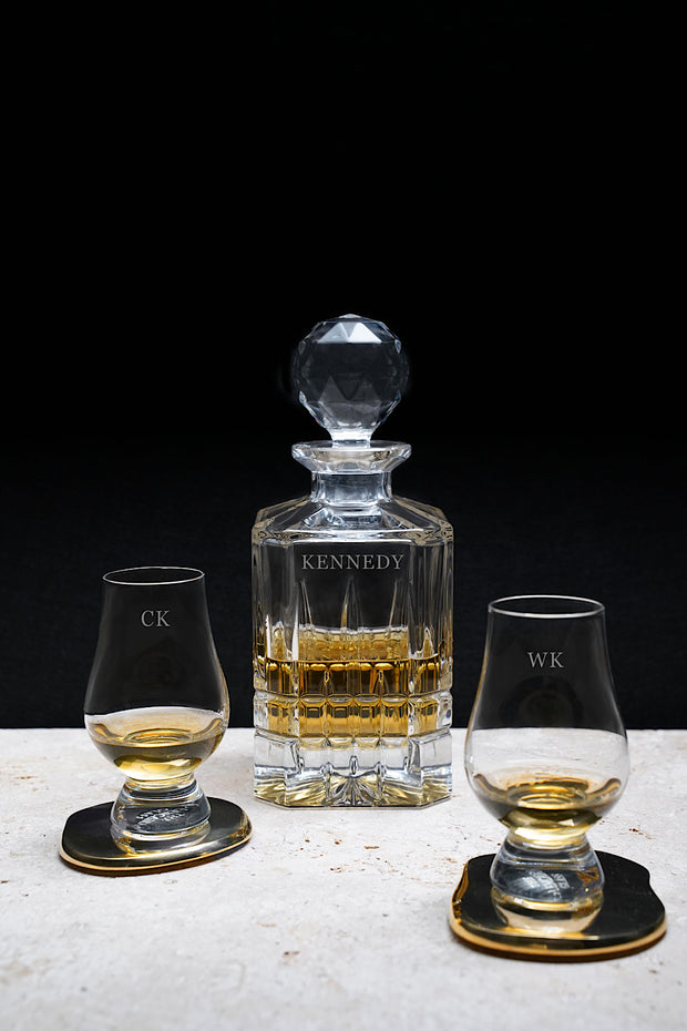 Nouvelle Glass Personalised Whisky Set Jack Decanter