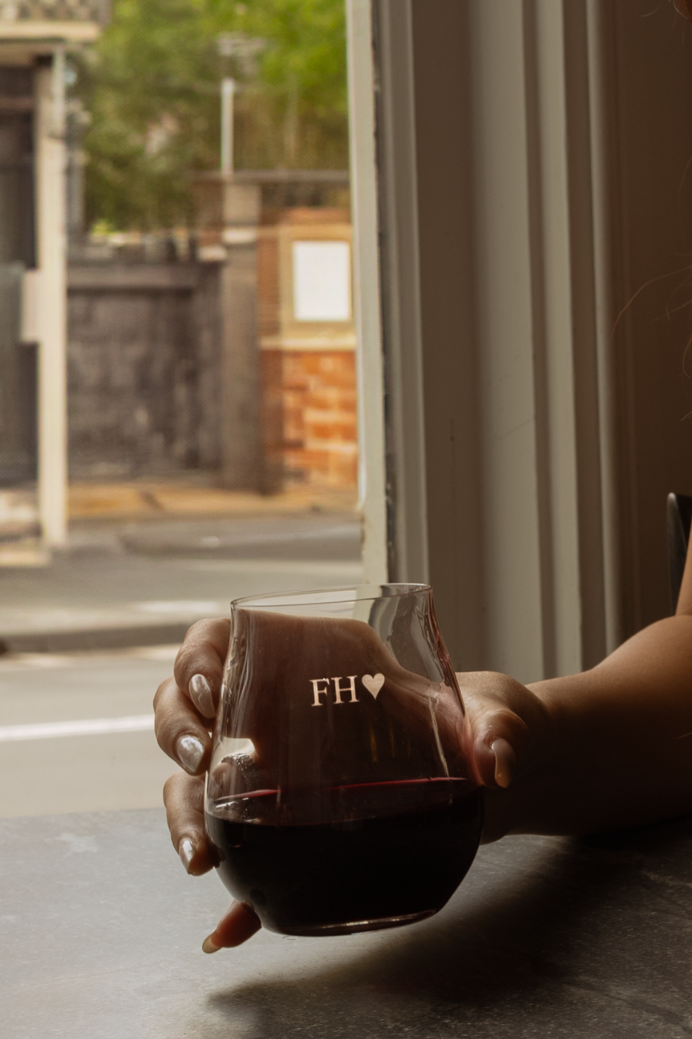 Margot Personalised Stemless Wine Glass