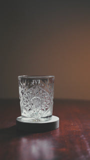 Monogrammed Whiskey Glass with initials