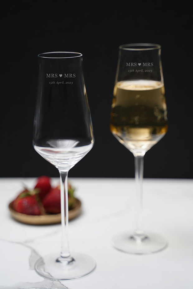 Nouvelle Glass Personalised Glassware Anniversary Collection