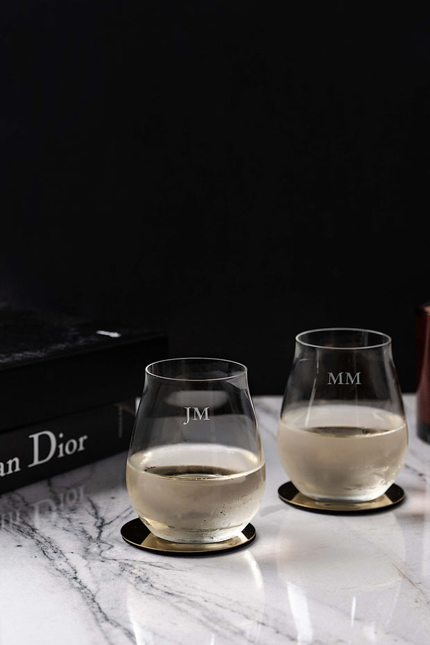 Nouvelle Glass Margot Stemless Wine Personalised Engraved Glassware