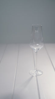 Monogrammed Champagne Flute with initials