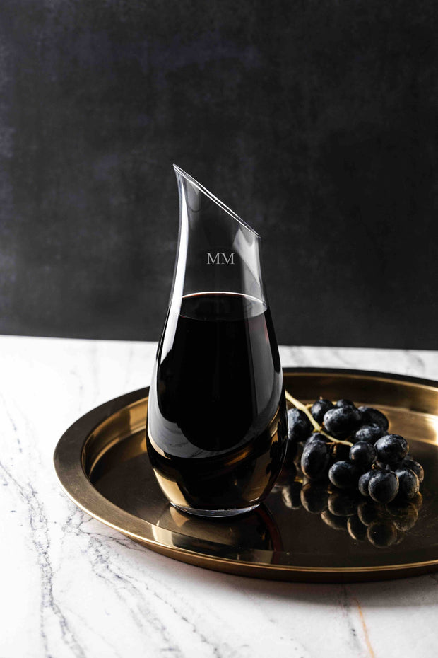 Nouvelle Glass personalised engraved wine carafe decanter